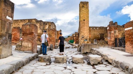 Gli itinerari degli scavi di Pompei