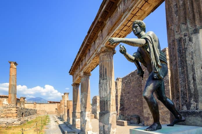 Il tempio di Apollo - Visita agli scavi di Pompei