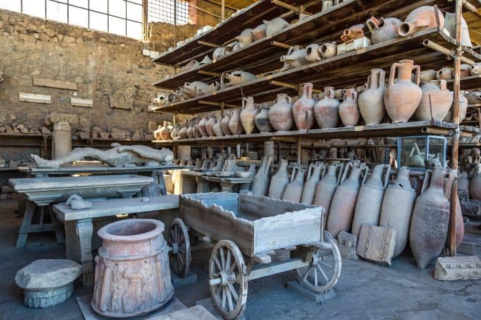 granai foro pompei Visita a Pompei con bambini: i granai del Foro